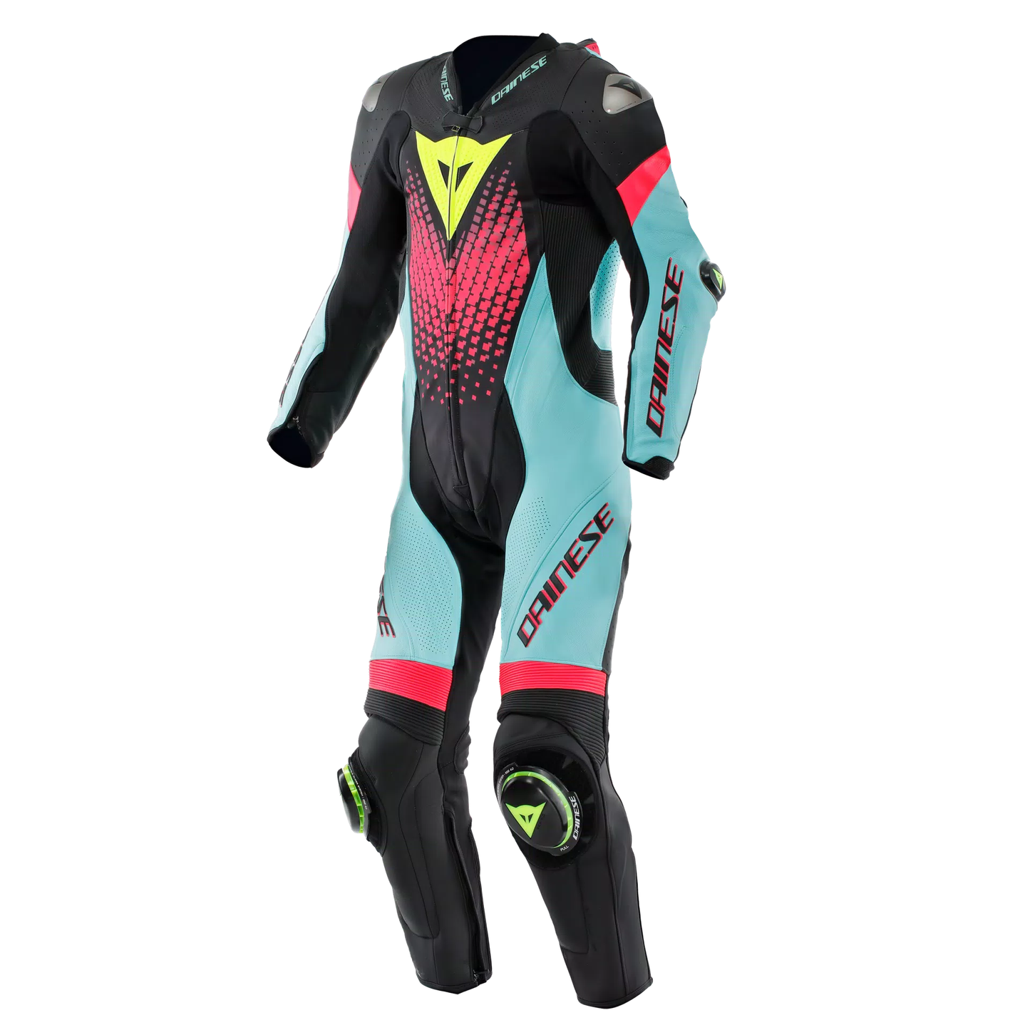 DAINESE LAGUNA SECA 6 - TUTA MOTO INTERA IN PELLE PERFORATA UOMO