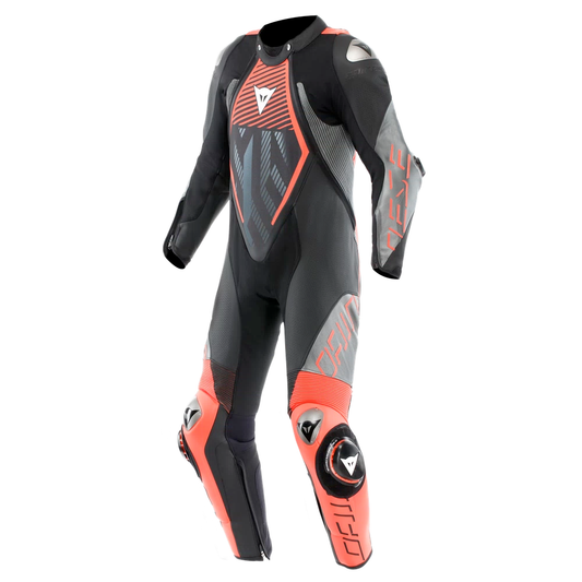 AUDAX D-ZIP - TUTA MOTO INTERA IN PELLE PERFORATA UOMO