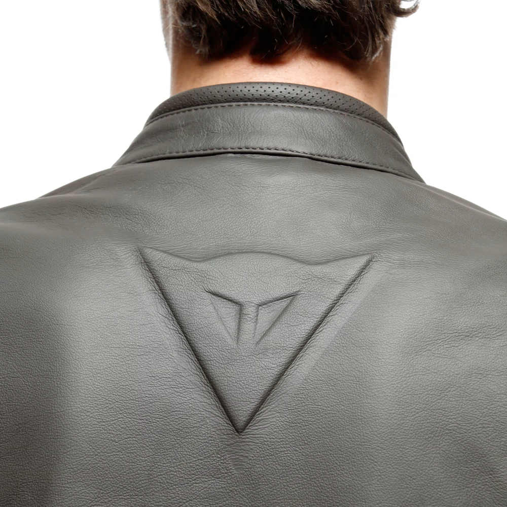 ISTRICE - GIACCA MOTO IN PELLE UOMO